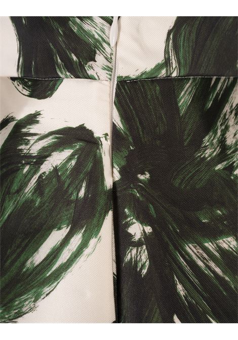 Gonna Luna K In Canvas Con Foliage Verde LUNATICA | SKIRT LUNA K CANVASGREEN-MEDIUM